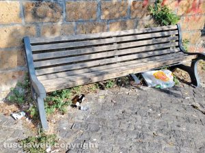 Vetralla - Immondizia al Giardino della poesia