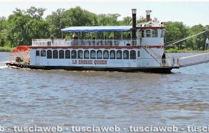 La Cross - Il battello sul fiume Mississippi