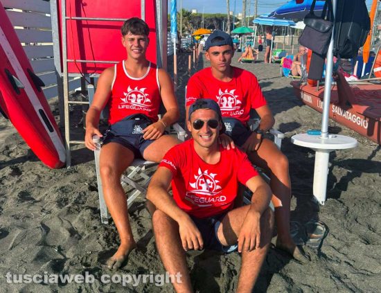 Al centro Federico Marzoli - Dietro da sinistra Pietro Carletti e Samuele Manca