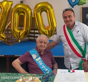 Bernardino Maffrei compie 100 anni