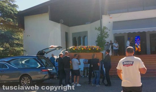 Viterbo - I funerali di Andrea Filipponi