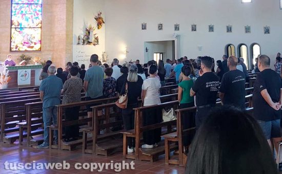 Viterbo - I funerali di Andrea Filipponi