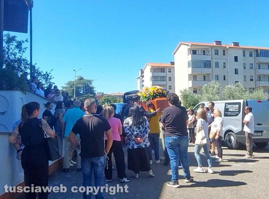 Viterbo - I funerali di Andrea Filipponi