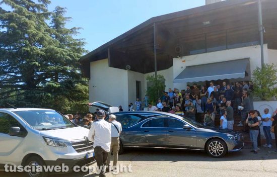 Viterbo - I funerali di Andrea Filipponi