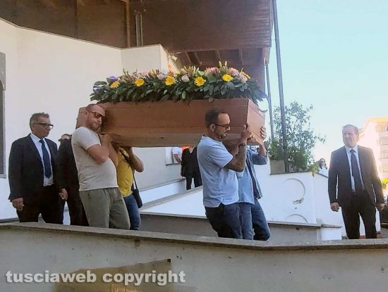 Viterbo - I funerali di Andrea Filipponi