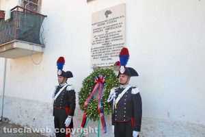 Commemorati a Ponte di Cetti i carabinieri Pietro Cuzzoli e Ippolito Cortellessa uccisi dai terroristi di Prima Linea