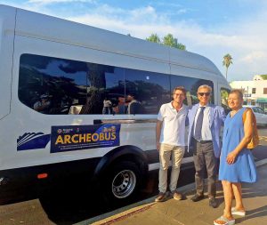 Santa Marinella - Inaugurato il nuovo servizio turistico Archeobus