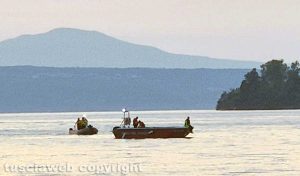 Montefiascone - Nubifragio al lago di Bolsena, nessuna traccia della barca affondata e dei giovani dispersi