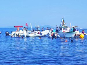 Civitavecchia - Quaranta barche in corteo per la processione in mare della Madonna dello Speronello