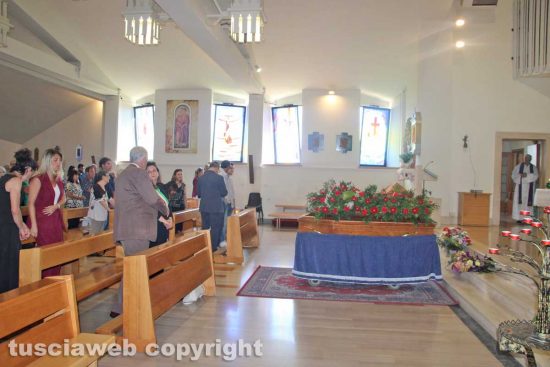 Viterbo - Il funerale di Sergio Pollastrelli