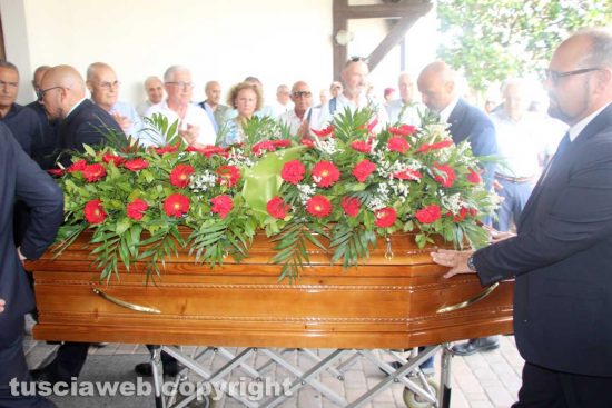 Viterbo - Il funerale di Sergio Pollastrelli