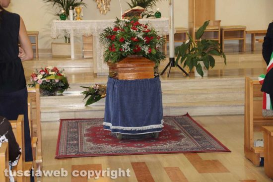 Viterbo - Il funerale di Sergio Pollastrelli