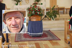 Viterbo - Il funerale di Sergio Pollastrelli