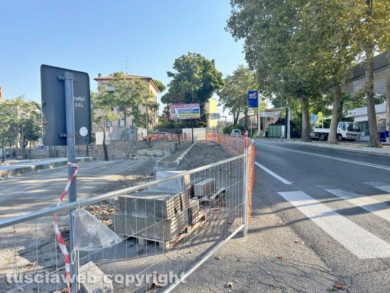Viterbo - I lavori nell'area delle Fortezze