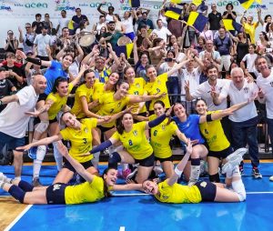 La Vbc Viterbo festeggia la promozione in B2