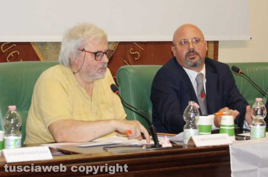 La presentazione del libro di Augusto Zucchi "La macchina della città di Viterbo" - Carlo Galeotti e Augusto Zucchi 