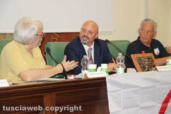 La presentazione del libro di Augusto Zucchi "La macchina della città di Viterbo" - Carlo Galeotti, Augusto Zucchi e Massimo Mecarini 