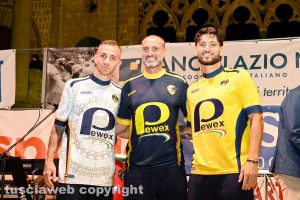 Santa Rosa - Cena dei facchini in piazza - I giocatori della Viterbese