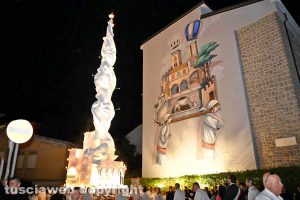 Santa Rosa - Il trasporto di Armonia celeste illumina il quartiere Pilastro