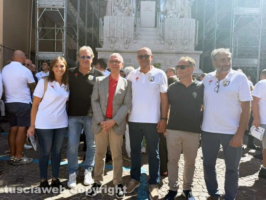 Macchina di Santa Rosa - Il prefetto Sergio Pomponio sotto Dies Natalis
