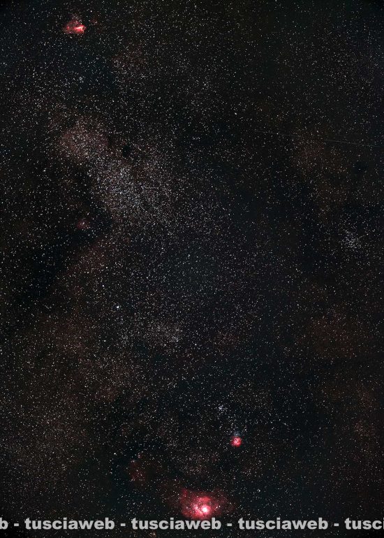 Via Lattea, tra il Sagittario e l’Aquila