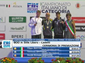 Sport - Nuoto - Tre ori e un argento per Filippo Bertoni