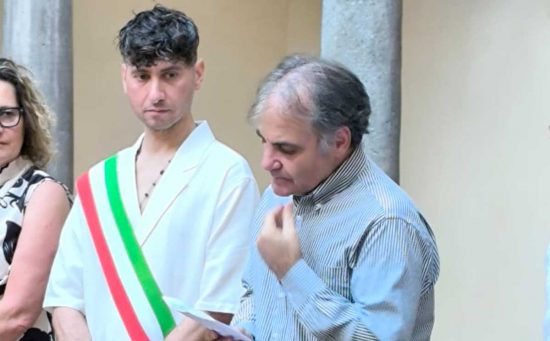Valentano - L'inaugurato il nuovo allestimento del museo della Preistoria della Tuscia e della Rocca Farnese - Il sindaco Stefano Bigiotti e Il direttore, Fabio Rossi