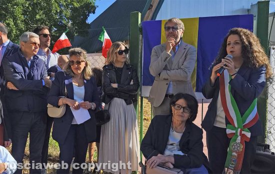 Viterbo - Palestra comunale a Santa Barbara - L'intitolazione a Luigi Zonghi