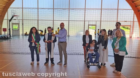 Viterbo - Palestra comunale Luigi Zonghi a Santa Barbara - La benedizione