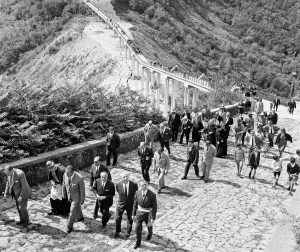Bagnoregio - L'inaugurazione del ponte di Civita