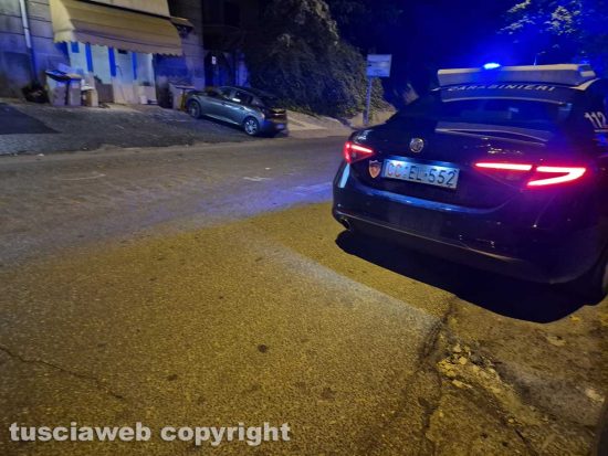 Montefiascone - Donna investita sulla Umbro Casentinese - L'intervento dei carabinieri
