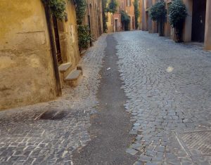 Tuscania - Via Oberdan dopo i lavori