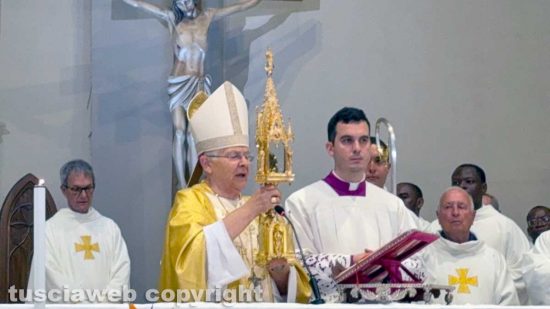 Santa Rosa - La messa solenne - Il vescovo Orazio Francesco Piazza