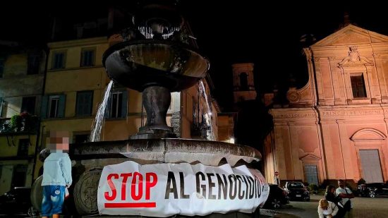Ronciglione - La fiaccolata a sostegno di Gaza