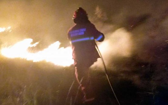 TarquiniaTarquinia - Vasto incendio incendio a Sant’Agostino - Vasto incendio incendio a Sant’Agostino
