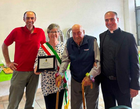 Acquapendente - Oliviero Rocchi festeggia 100 anni: comunità in festa per lo storico traguardo