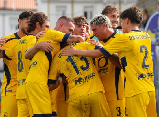 Sport - Calcio - Esultanza della Viterbese