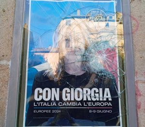 Oriolo Romano - Atto vandalico alla sede di FdI