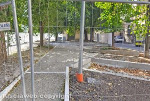 Viterbo - Viale Trento - Il cantiere