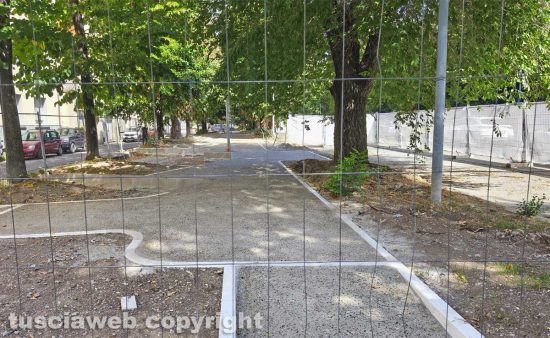 Viterbo - Viale Trento - Il cantiere