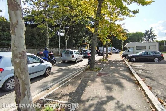 Viterbo - Incidente a viale Trieste