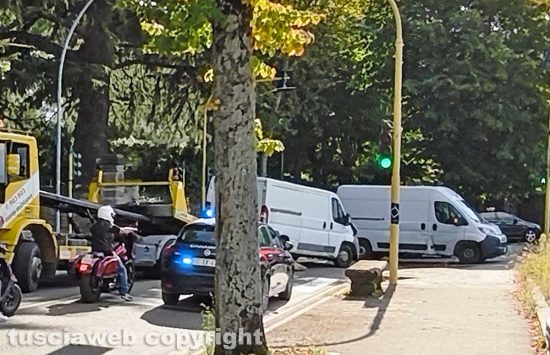 Viterbo - Incidente a viale Trieste
