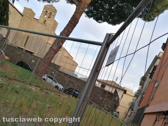 Viterbo - I lavori in via braccia di San Francesco