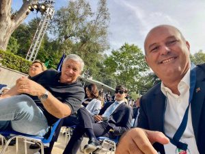 Antonio Tajani e Sergio Caci