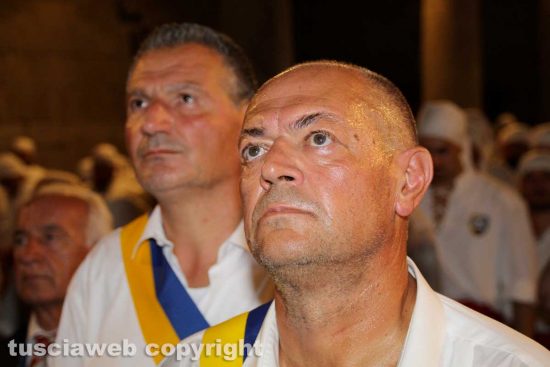 Trasporto della macchina di Santa Rosa - Il capofacchino Luigi Aspromonte