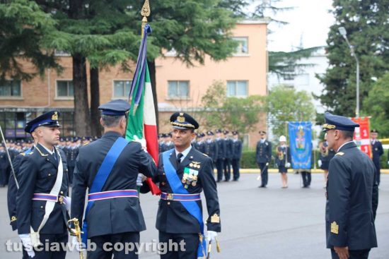 Scuola marescialli dell’aeronautica - Il passaggio di consegne tra Gianluca Spina e Dario Ricci