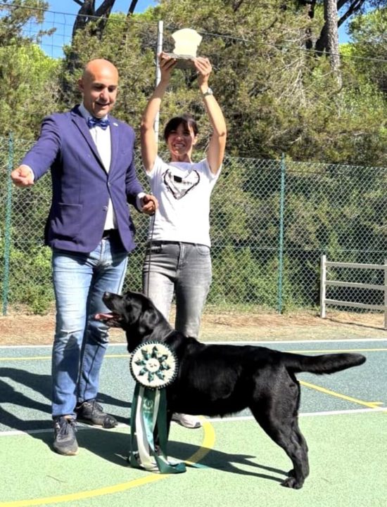 Marina di Grosseto - Tosca della Tuscia conquista il podio al raduno "All Retriver"