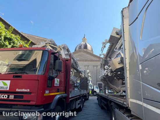 Macchina di Santa Rosa - Dies Natalis saluta la città, lo smontaggio