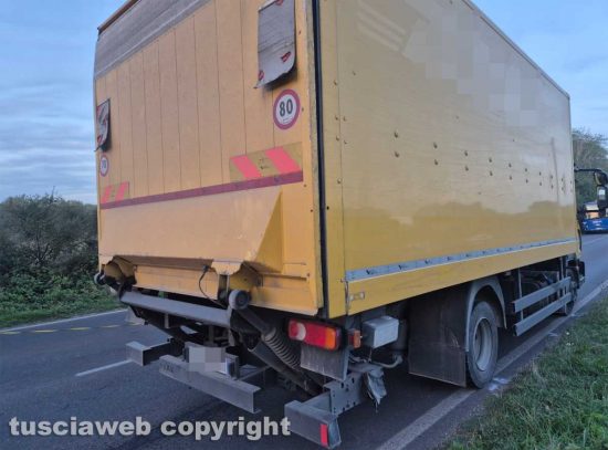 Marta - Moto contro camion sulla Verentana