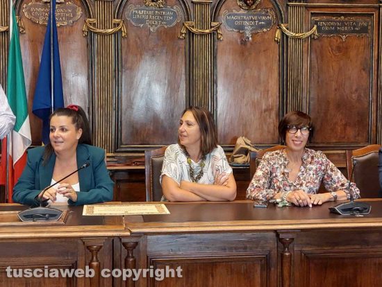 Da sinistra: Chiara Frontini, Elena Angiani e Patrizia Notaristefano